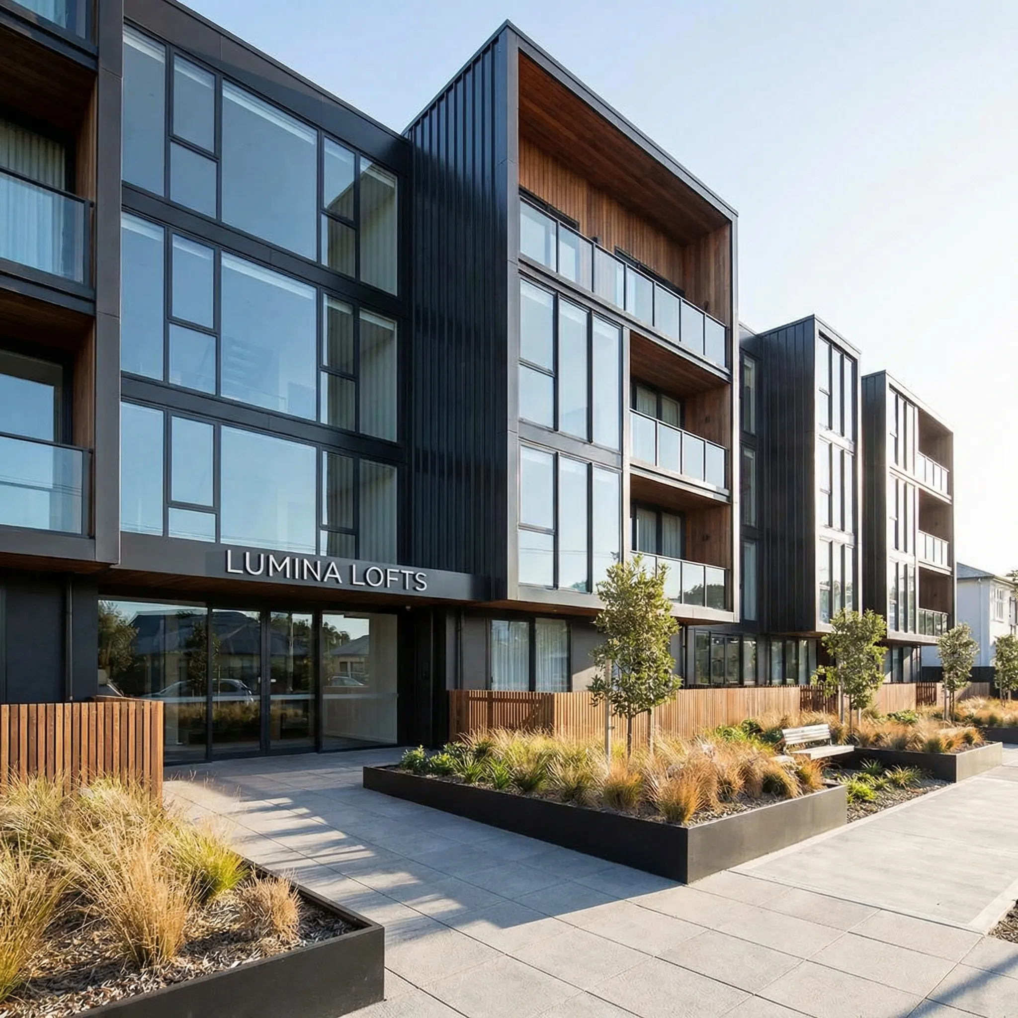 入居可能な賃貸マンション外観